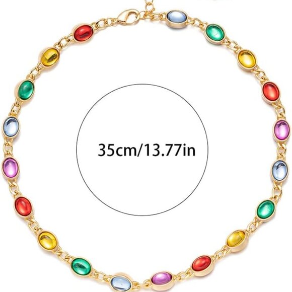 Cross Pendant Necklace for Women 18K Gold Plated Faith Necklace Luxurious Multi- - Picture 5 of 5